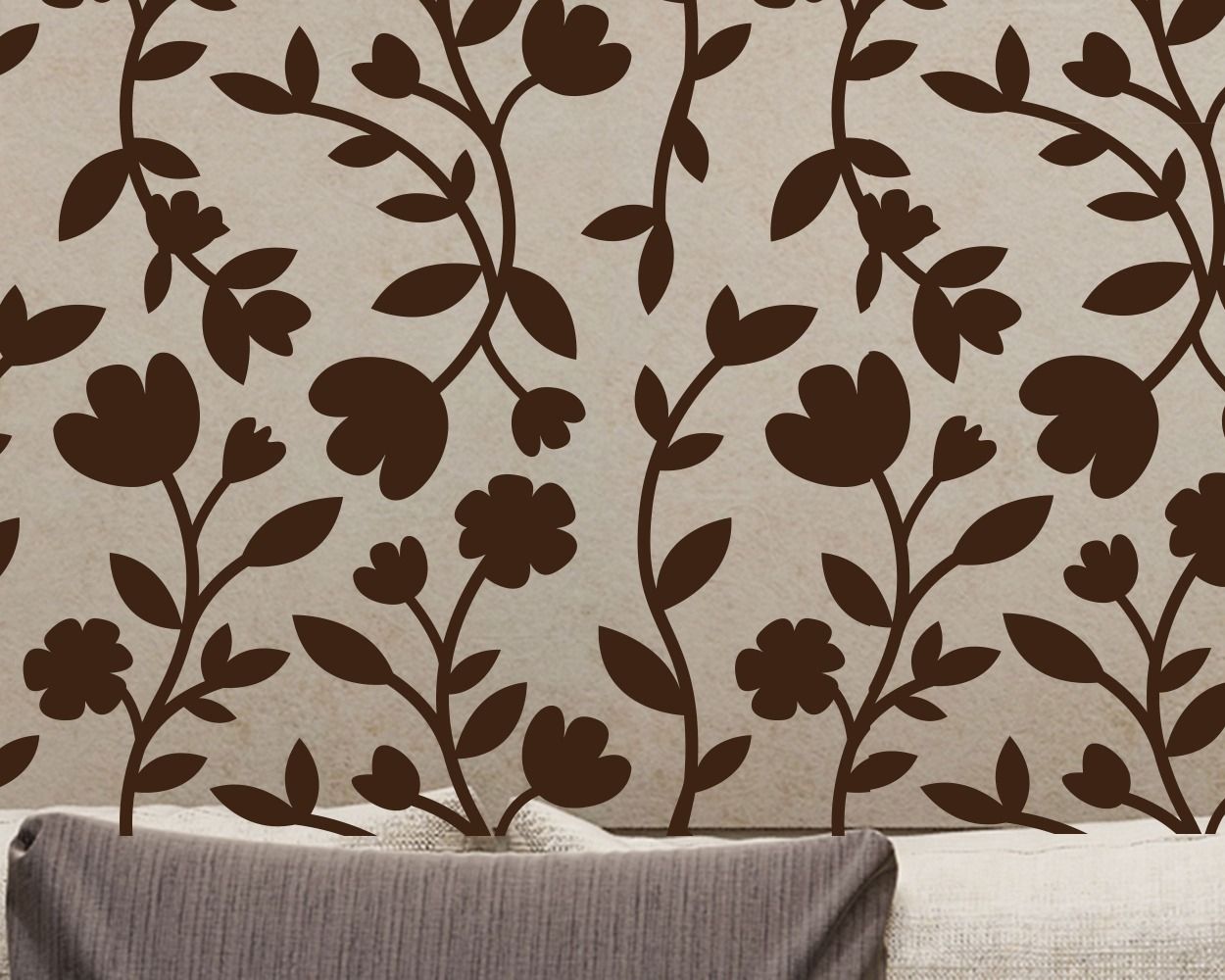 Floral Pattern Wall Decals