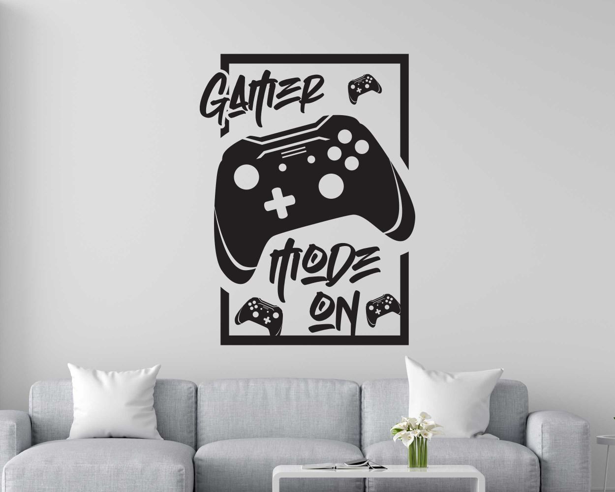 Gamer Mode On Gaming Wall Stickers For Gaming Room Decor And Cave