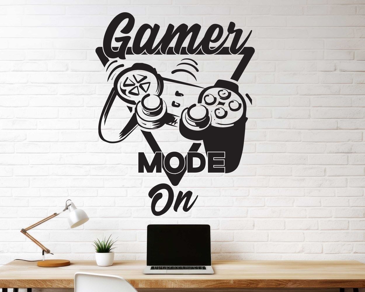 Gamer Mode On Gaming Wall Decals for Gaming Room Wall Decor