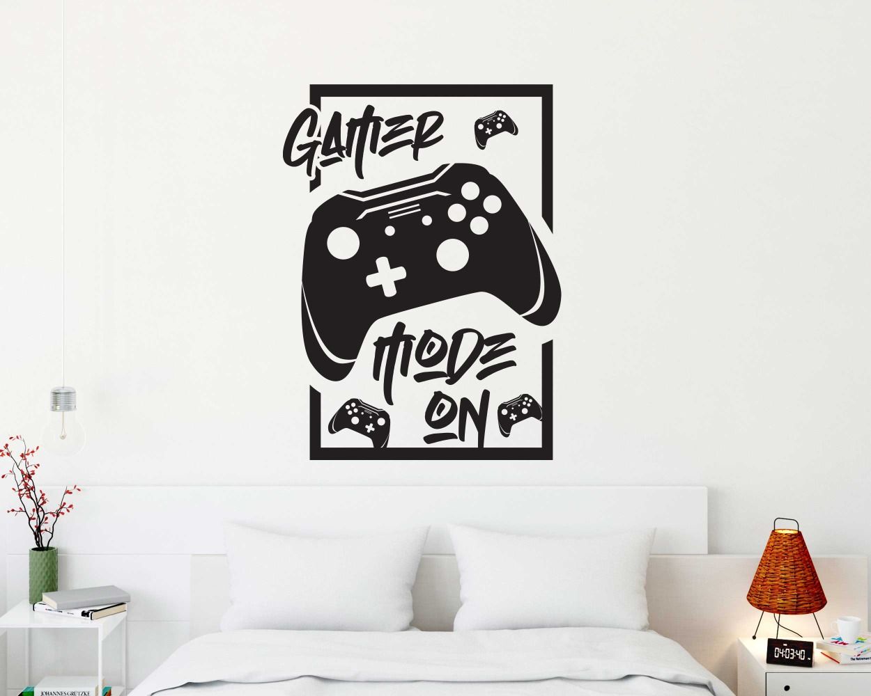 Gamer Mode On Gaming Wall Stickers