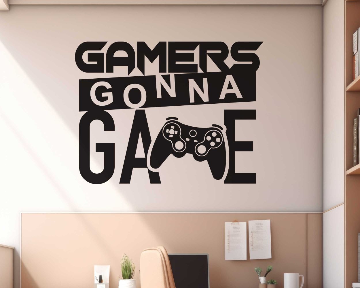 Gamers Gonna Game Gaming Wall Decals