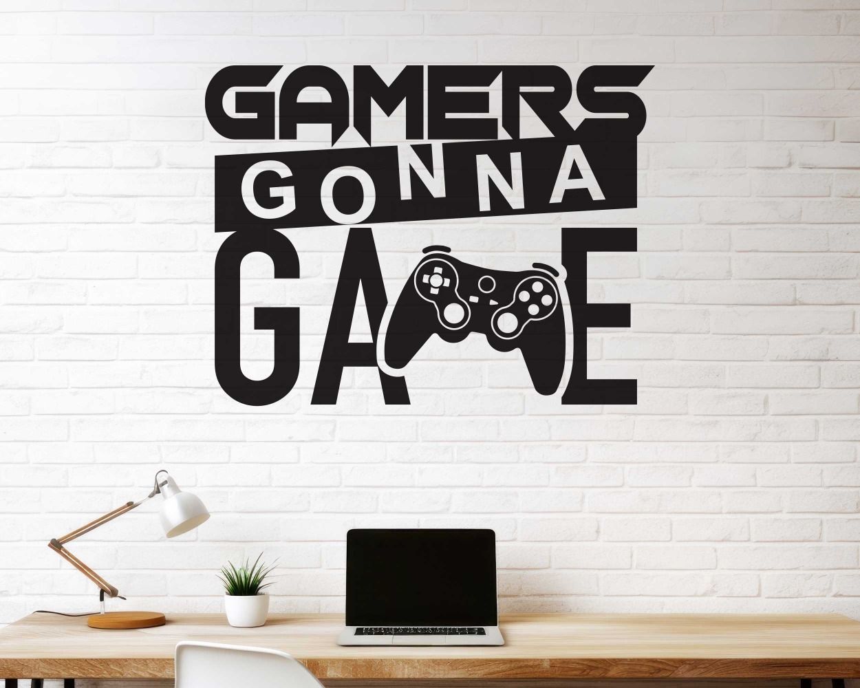Gamers Gonna Game Stickers for Gaming Room Wall Decor Online Shopping