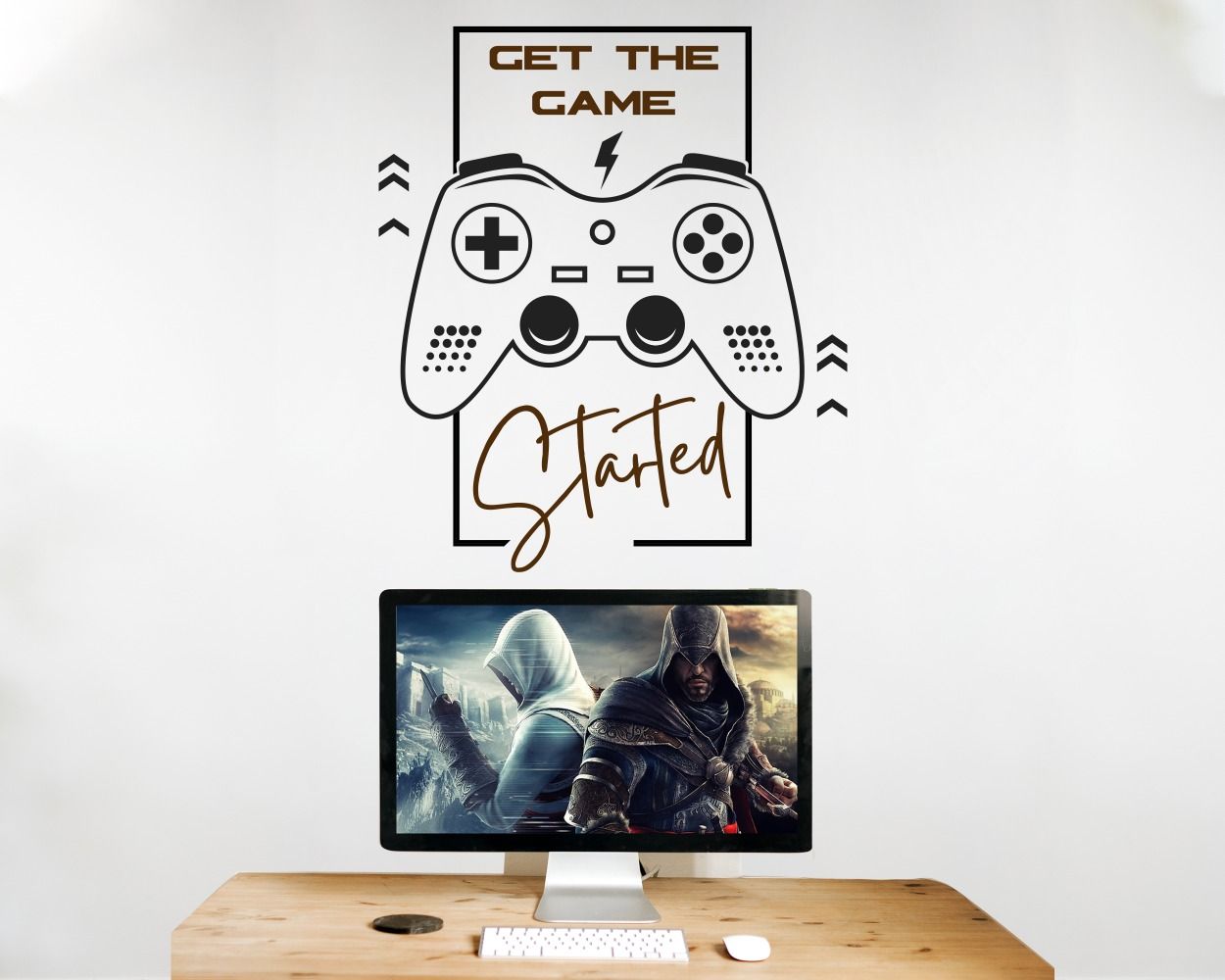 Gaming wall stickers for boys gaming room wall decoration