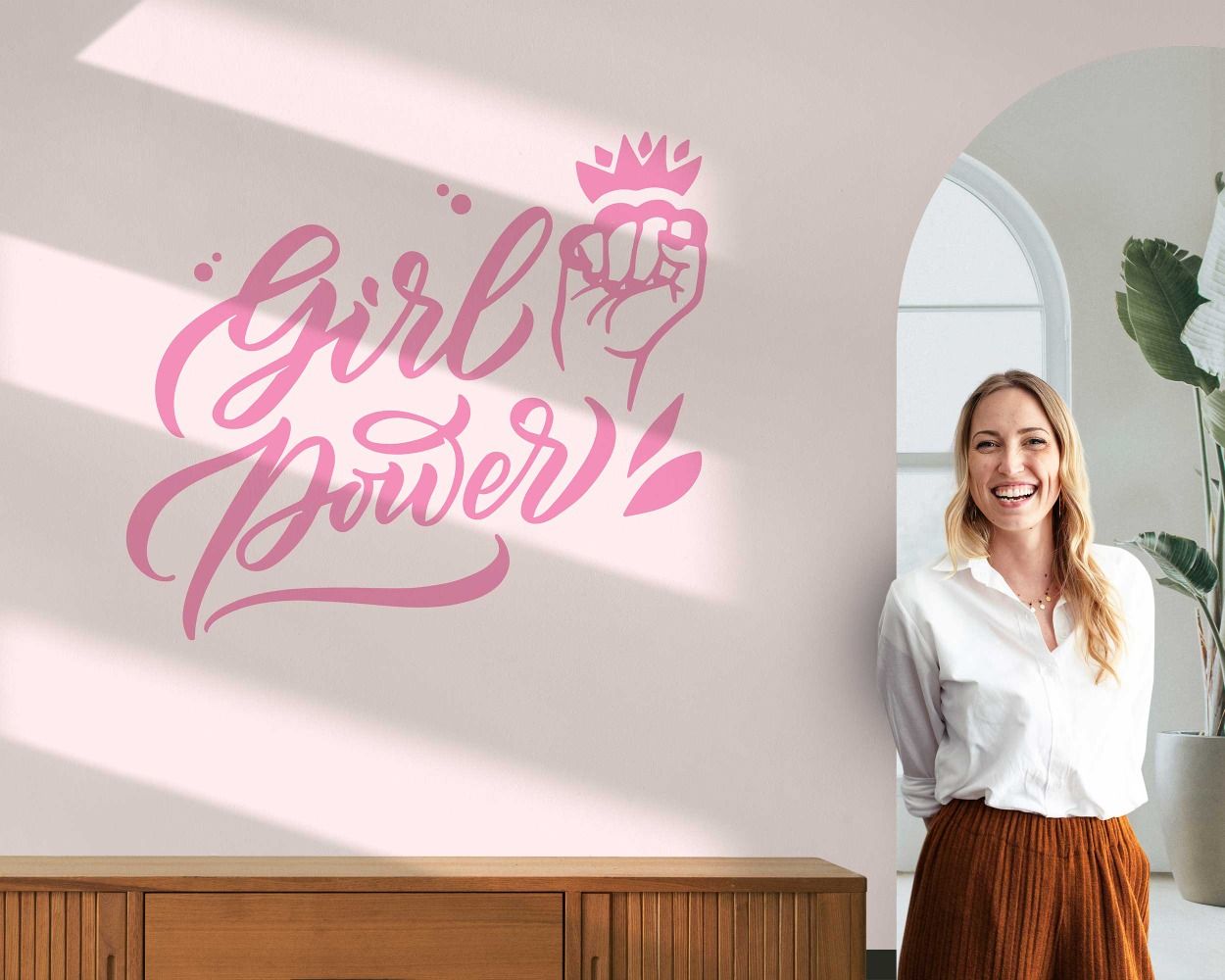 'Girl Power' Quotes Wall Stickers