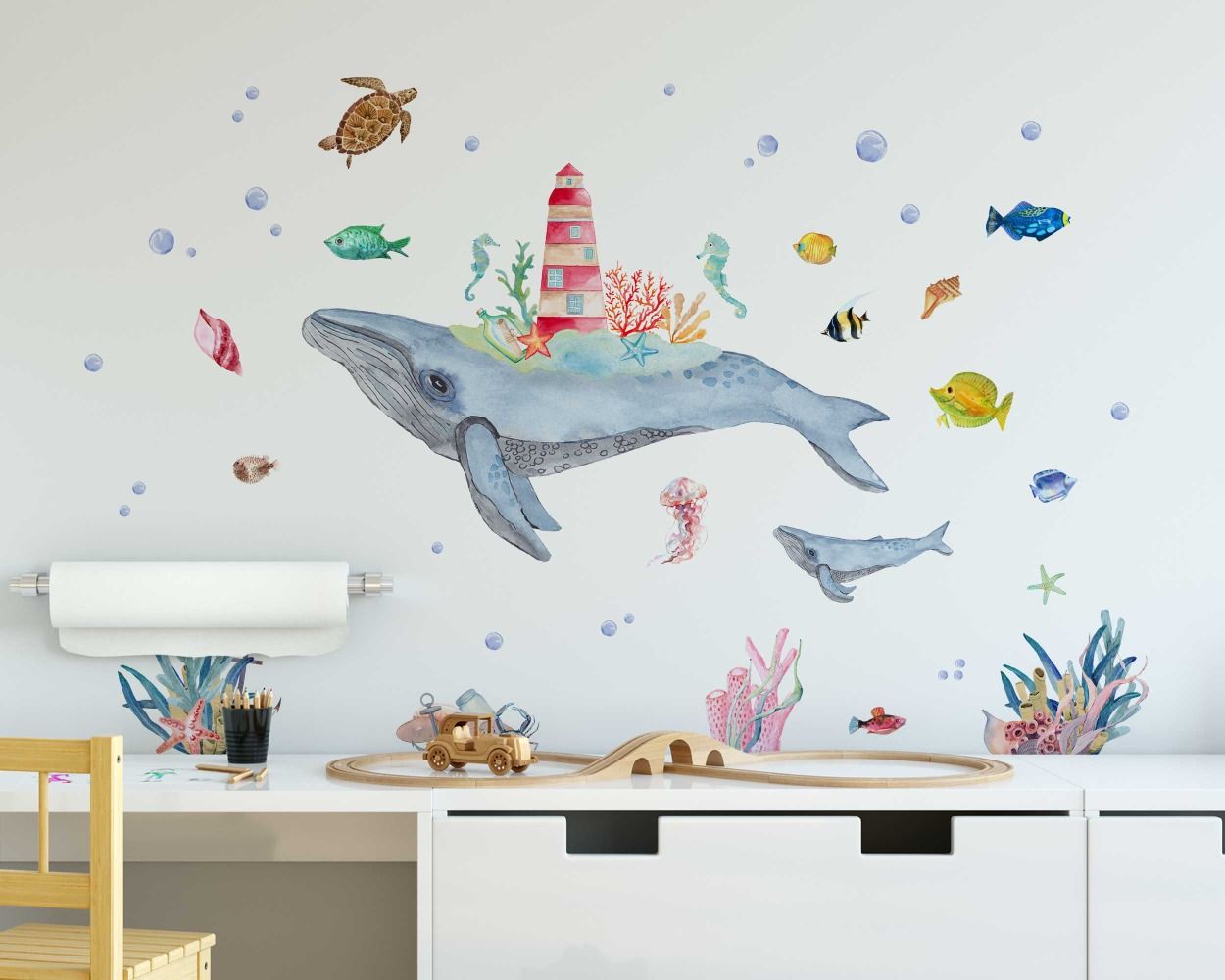 Sea Animal wall stickers.