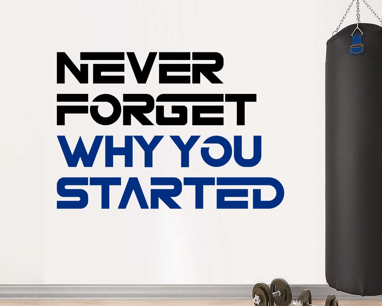 gym wall decor
