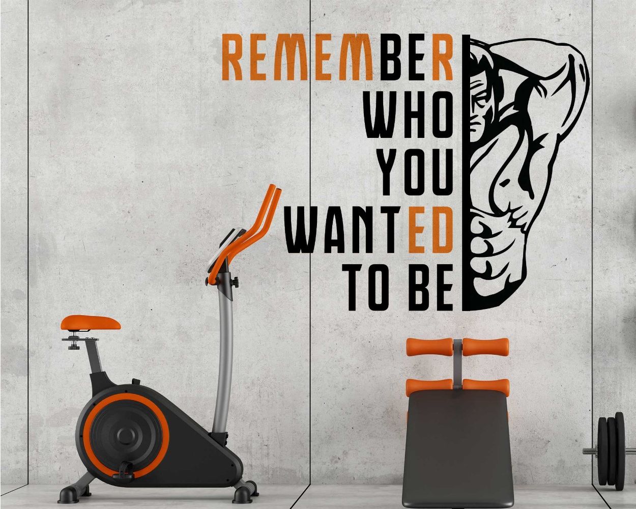Motivational Wall Quotes Stickers For Gym Decor