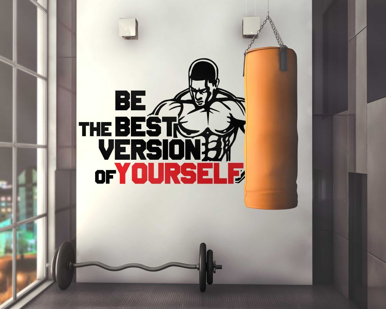 Gym Quotes Wall Stickers