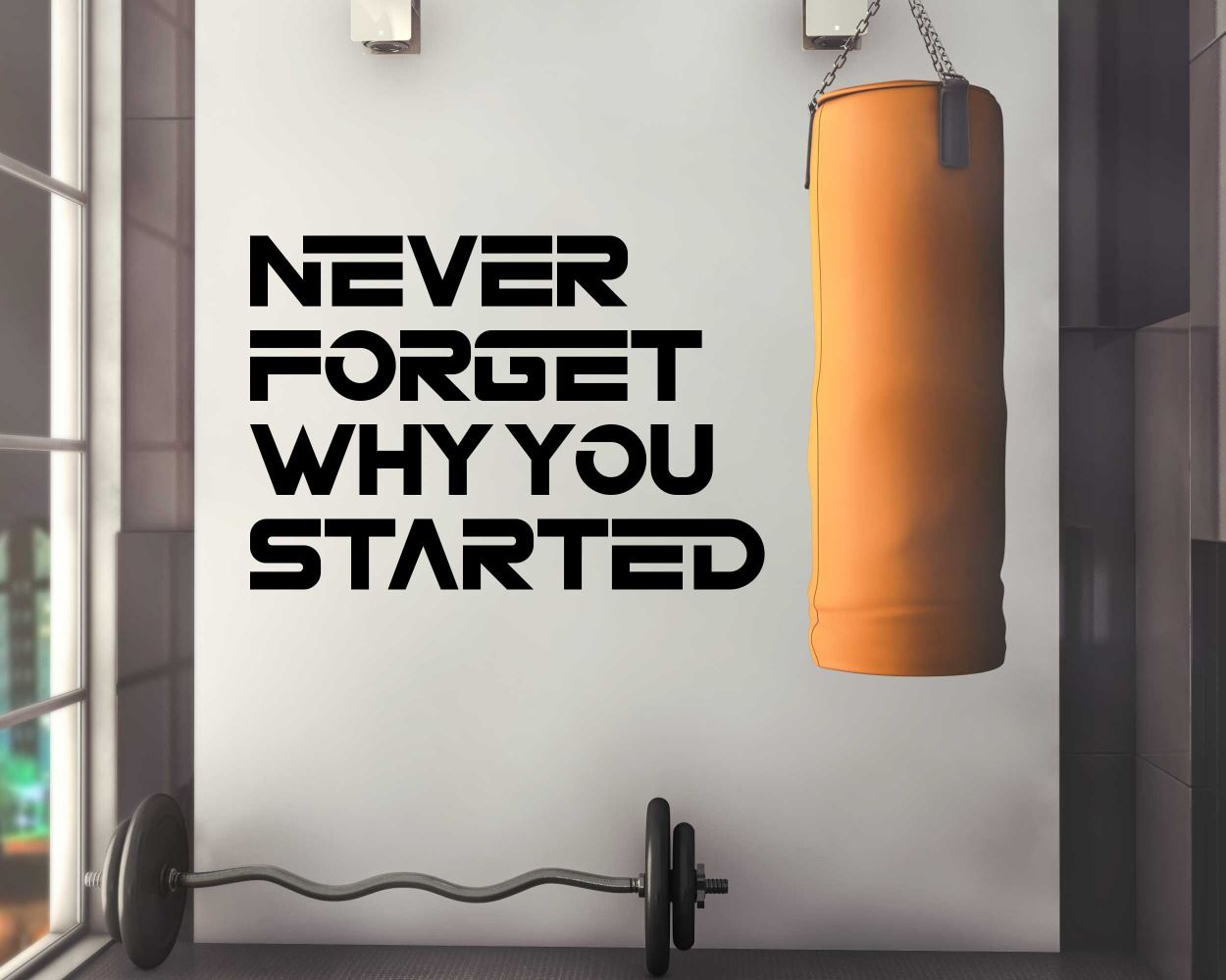 gym room decal