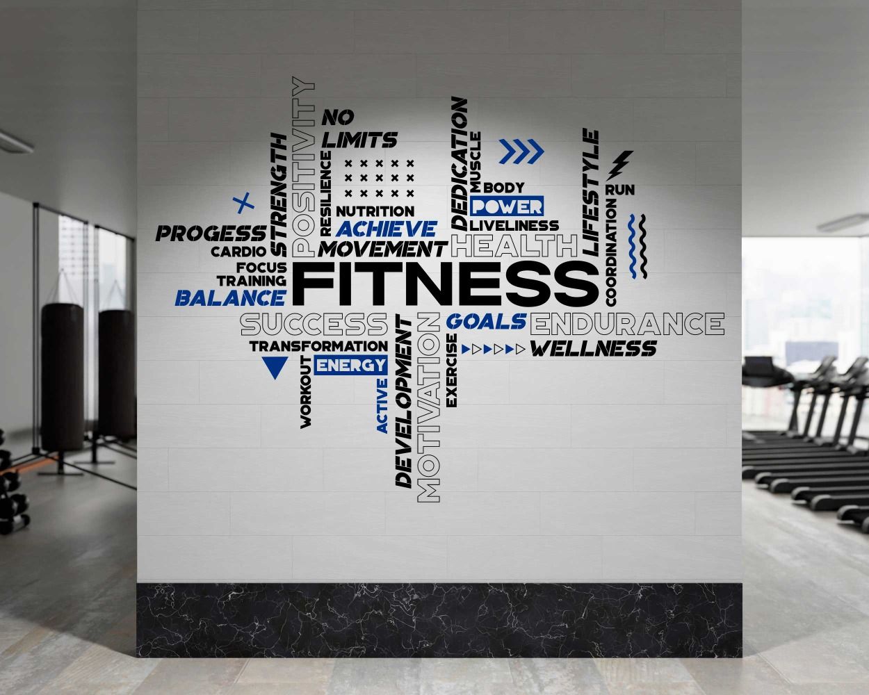 gym room decal