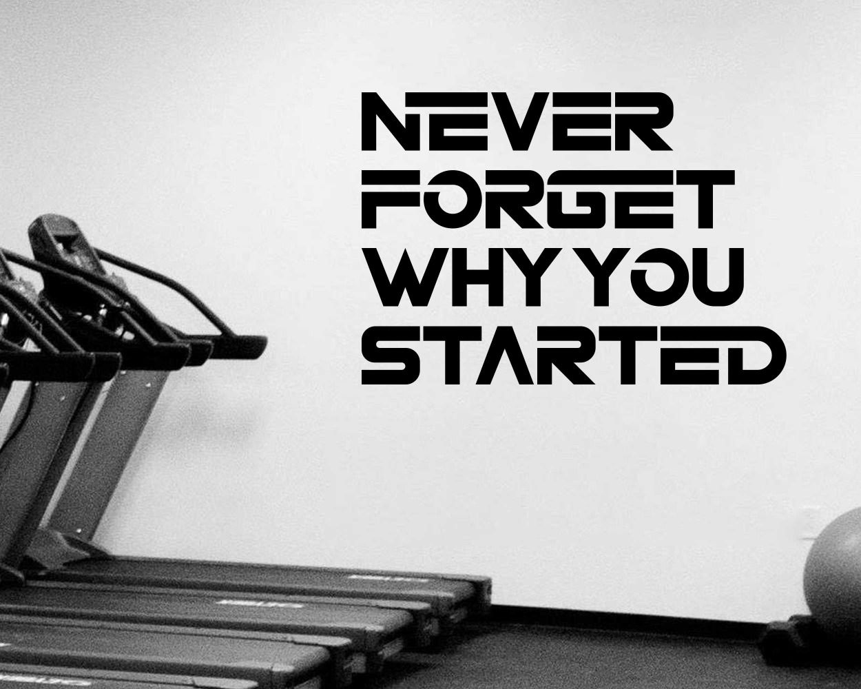 gym wall decal