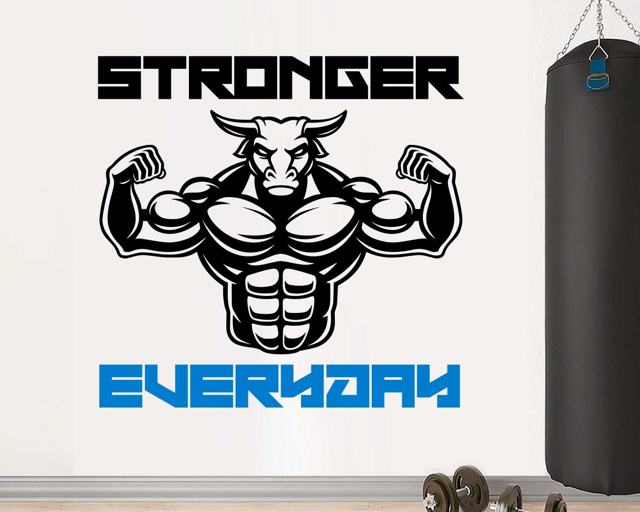 gym wall decal