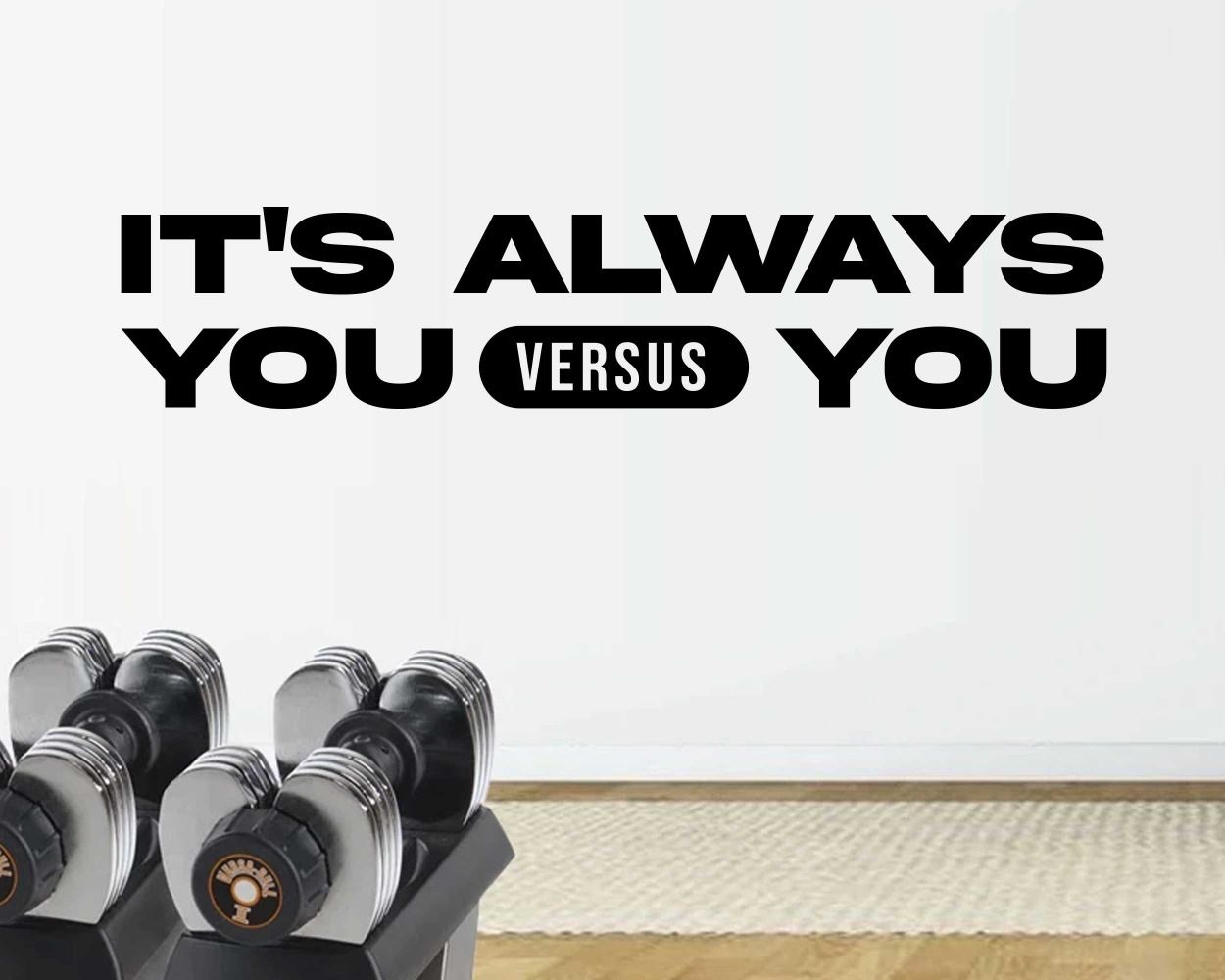 gym wall decal