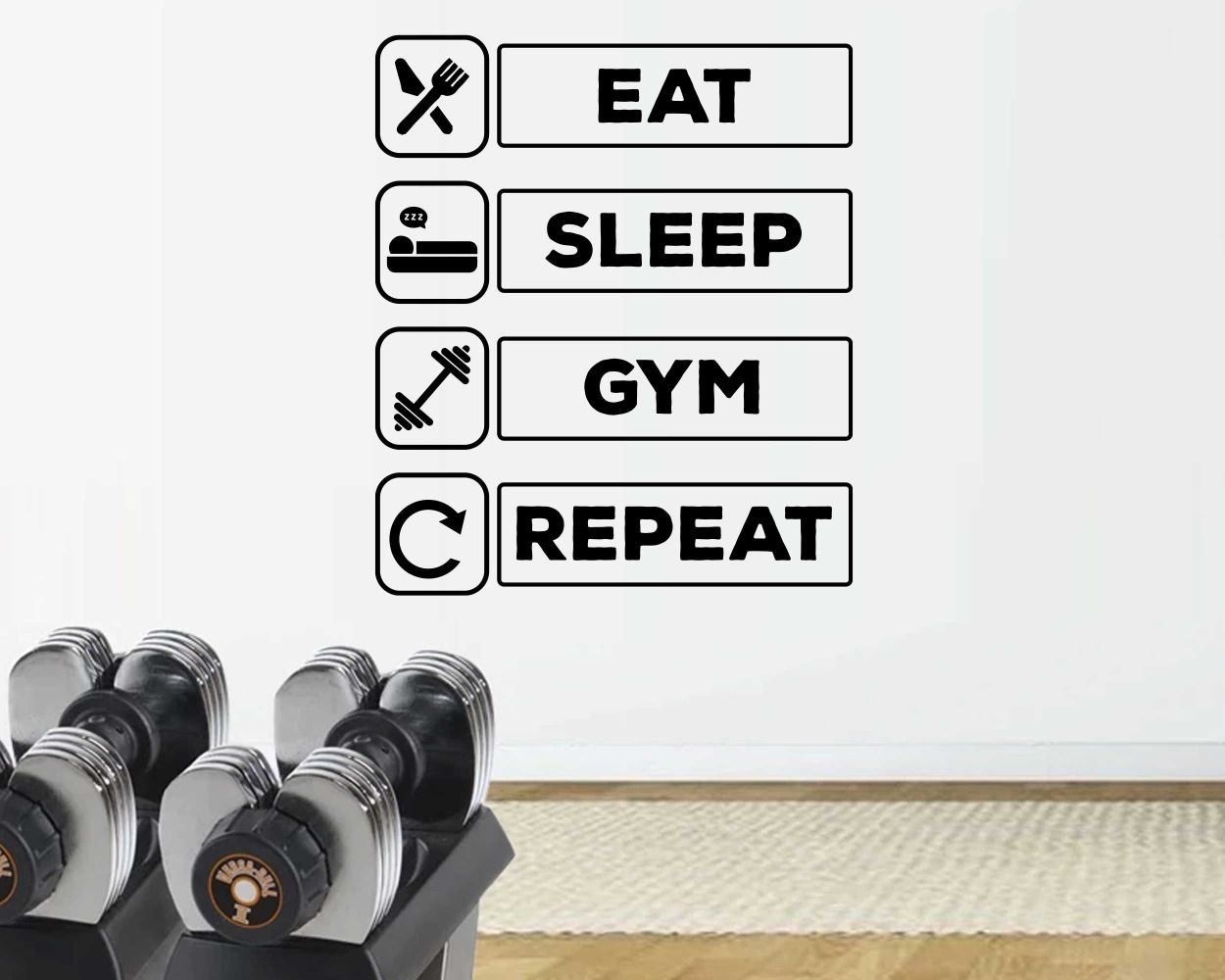 gym wall decal