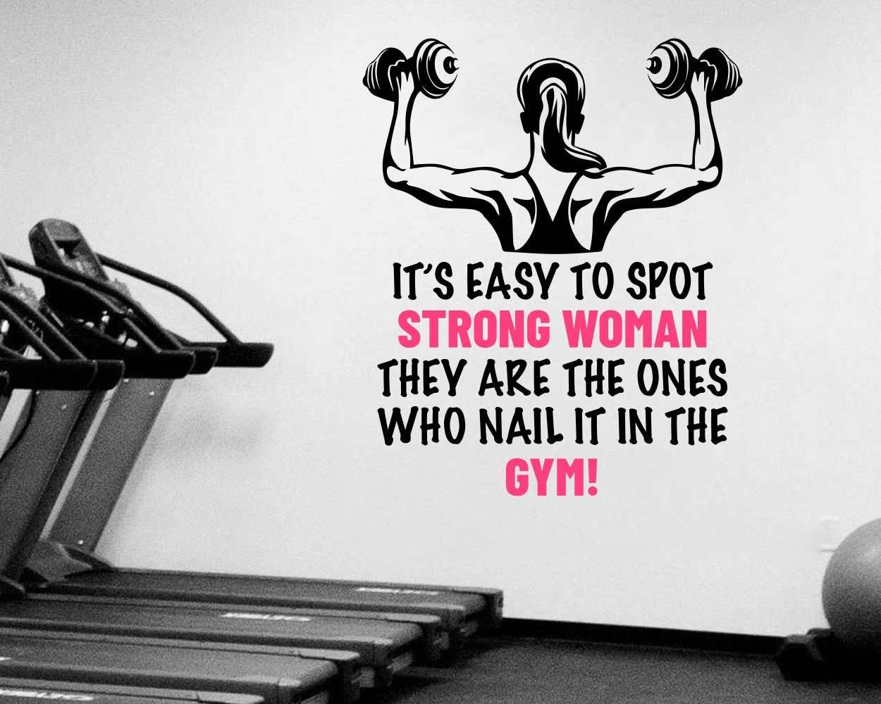 gym wall decal