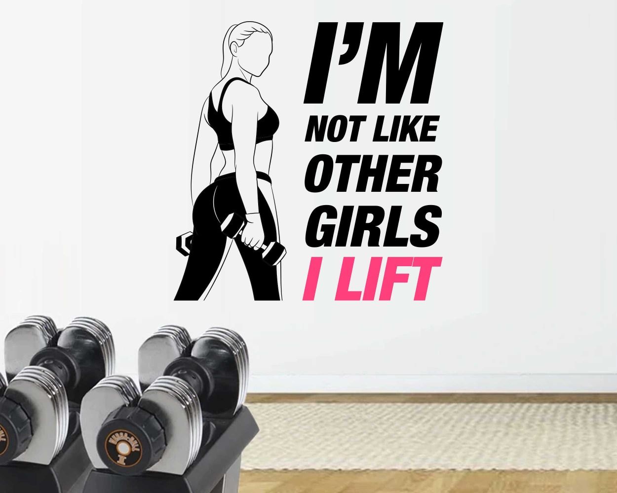 gym wall decal