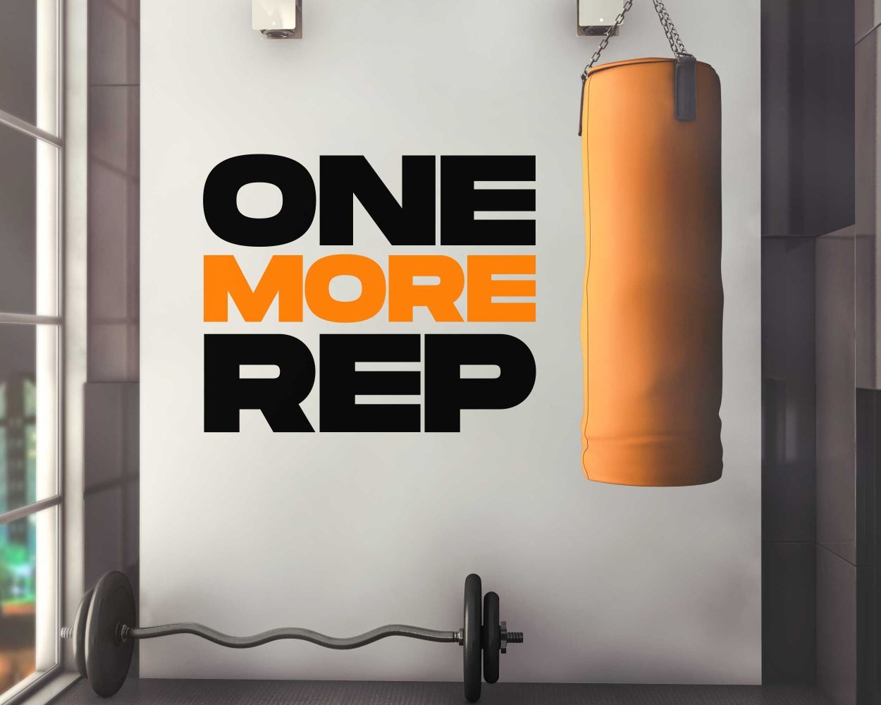 One more Rep Gym Wall Decals