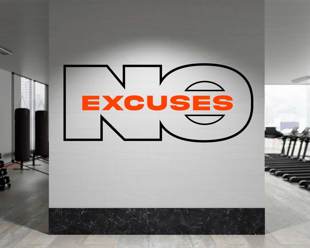 gym quotes wall stickers
