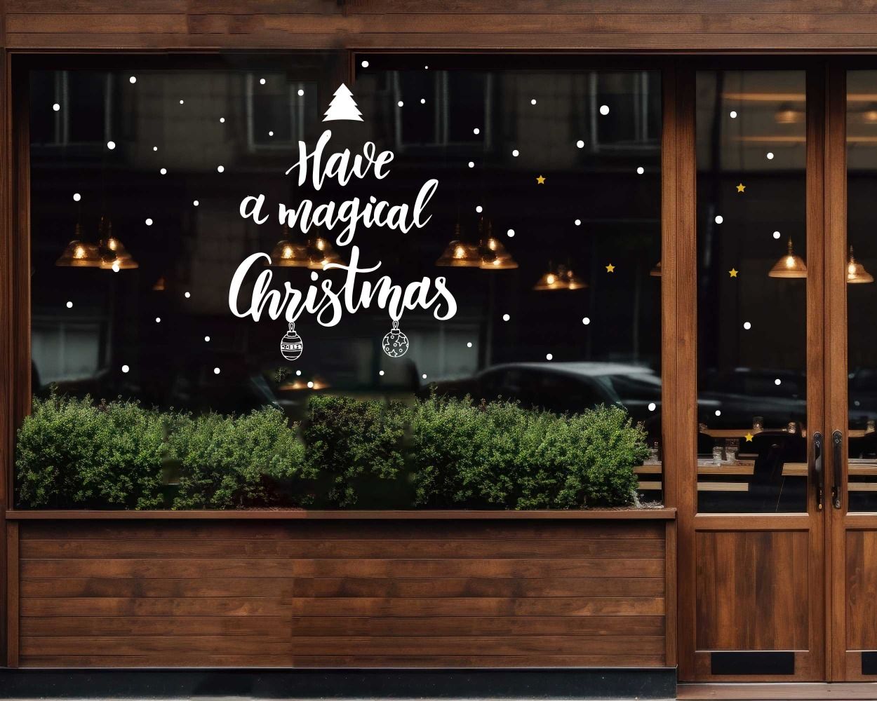 Have a magical Christmas Decals For Glass Window Decoration