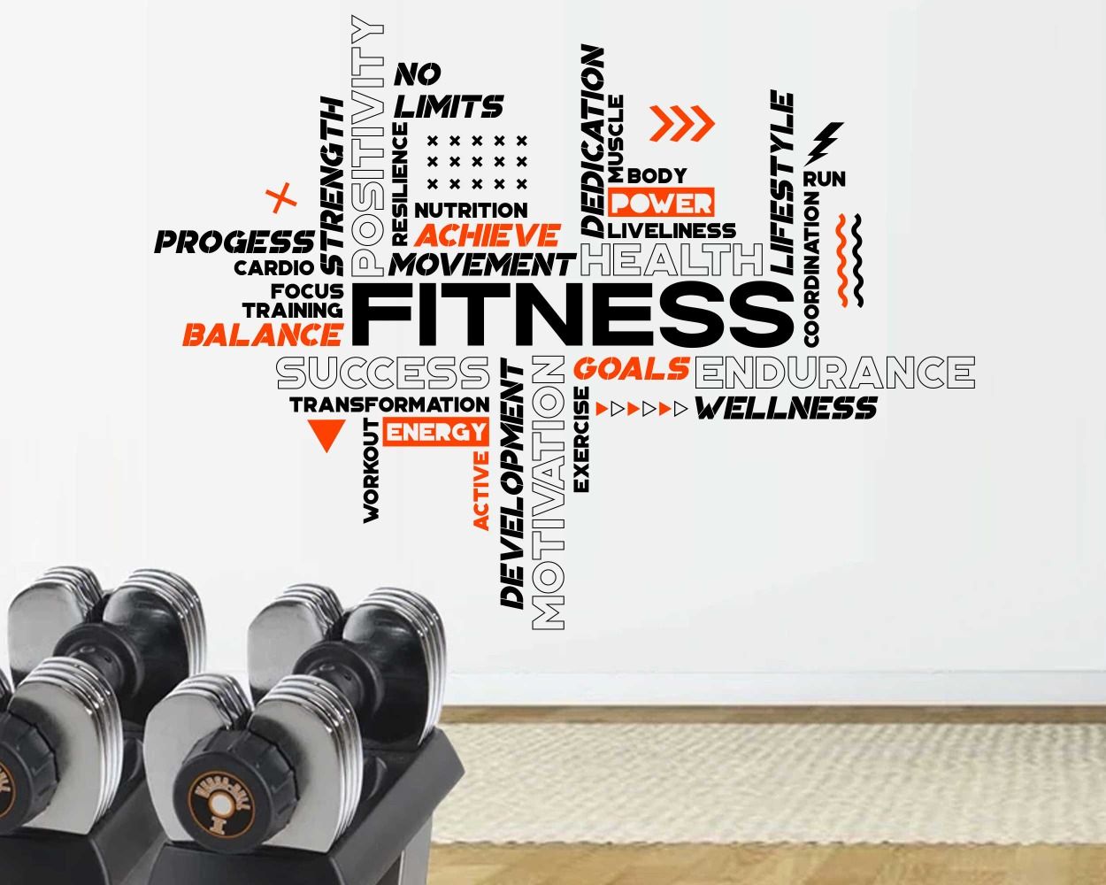 home gym decal
