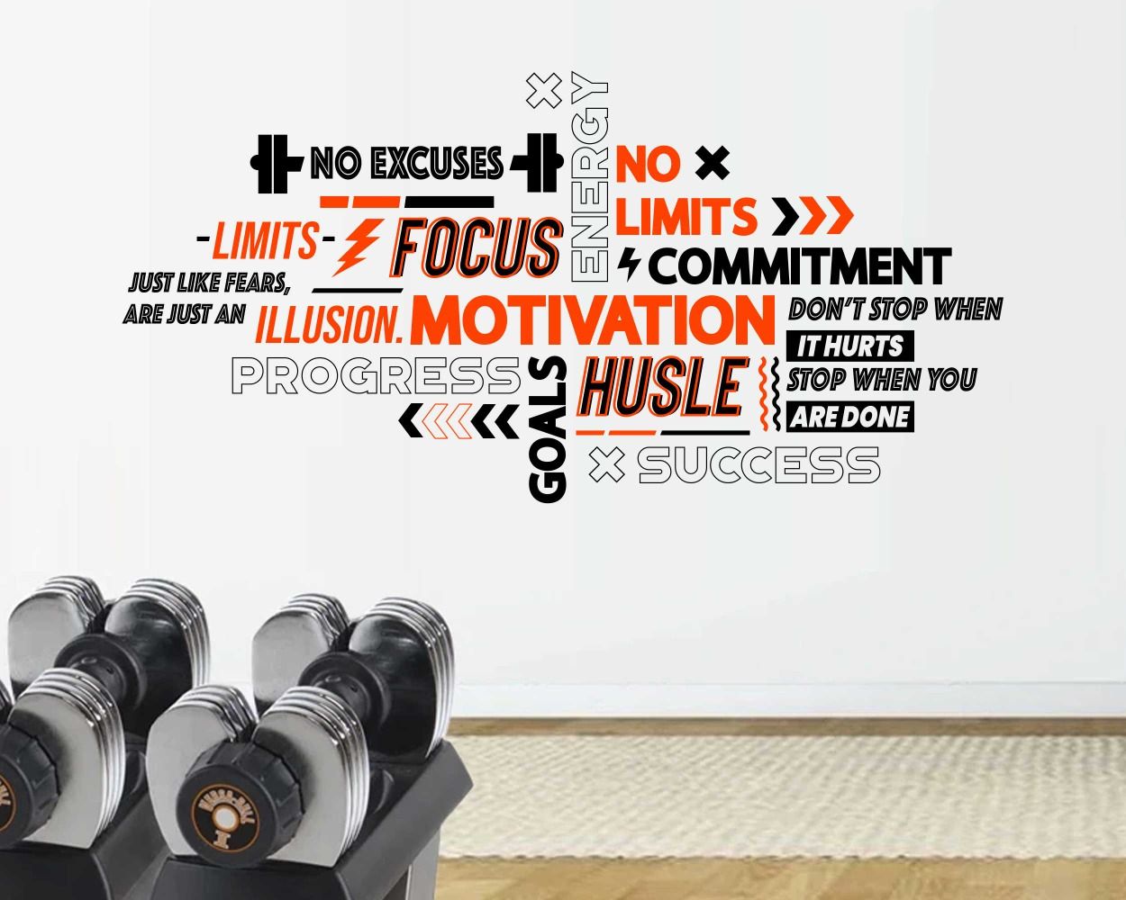 home gym decal