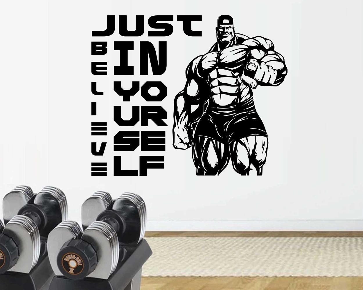 home gym decal