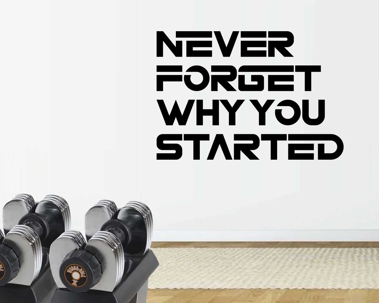 home gym decal