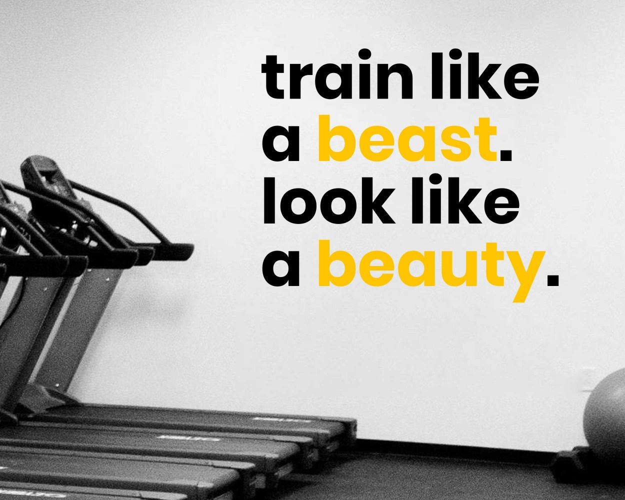 home gym decal
