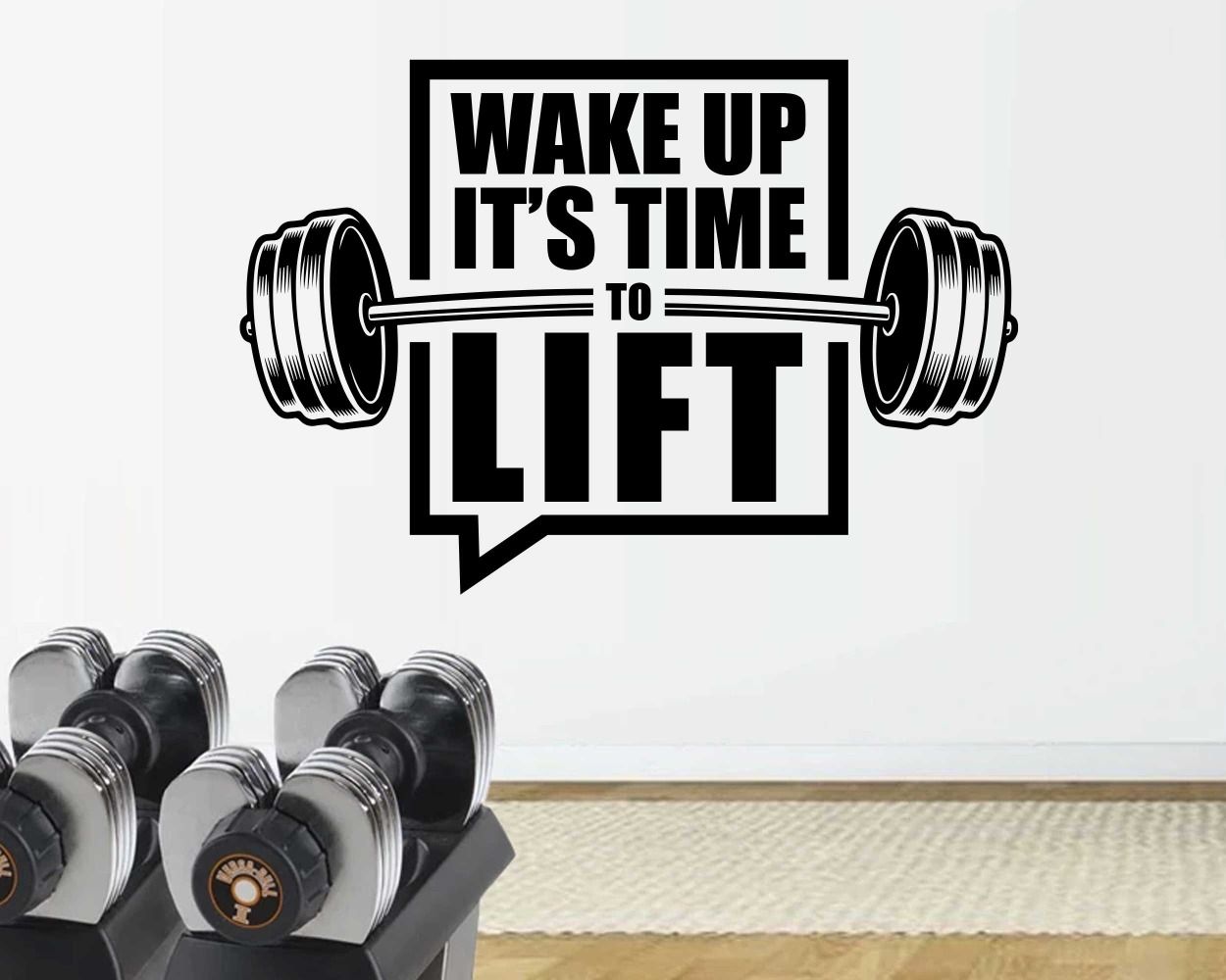 home gym decal