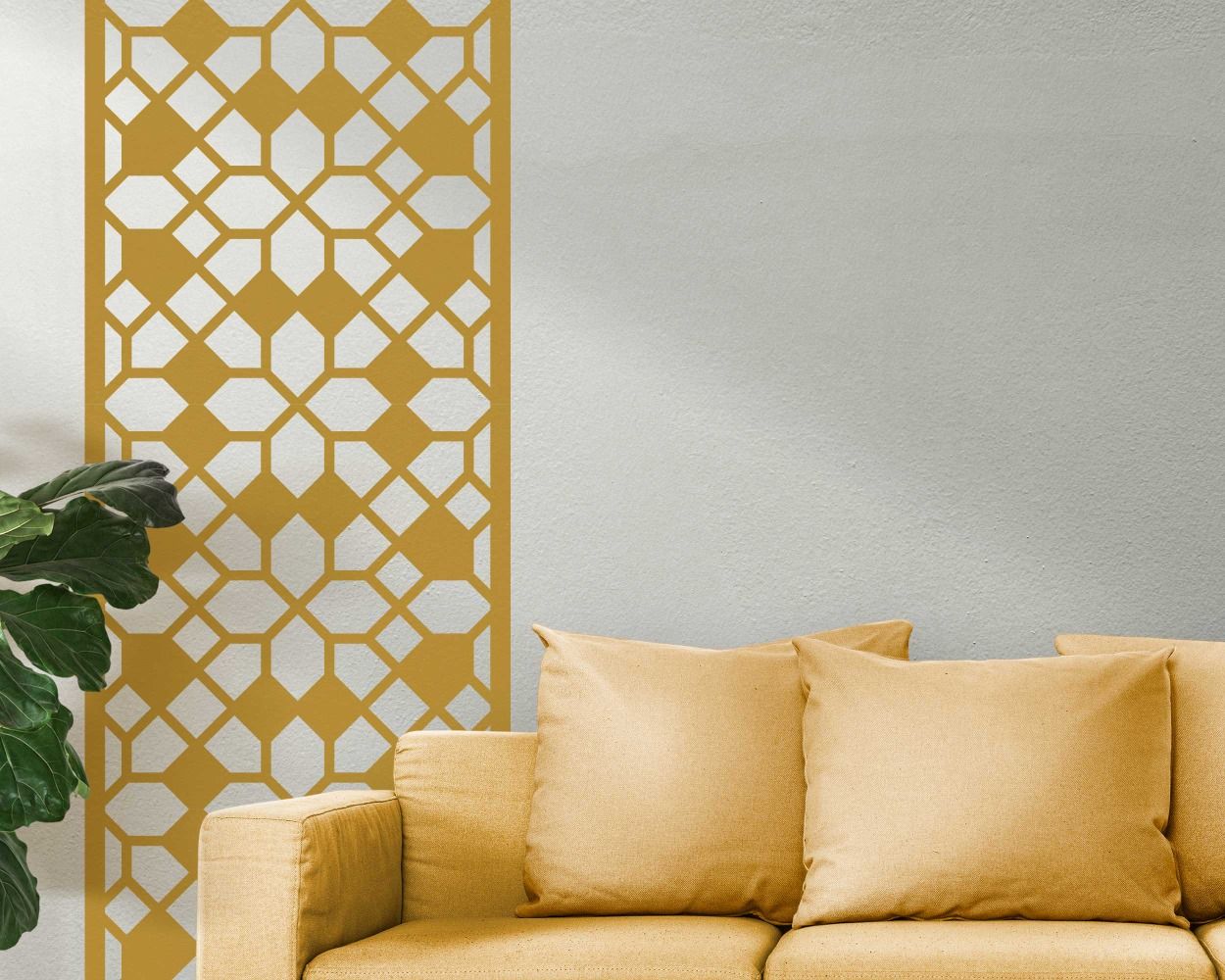 Honeycomb Bee Home Texture Pattern Design Wall Decals For Home And Office Decor 