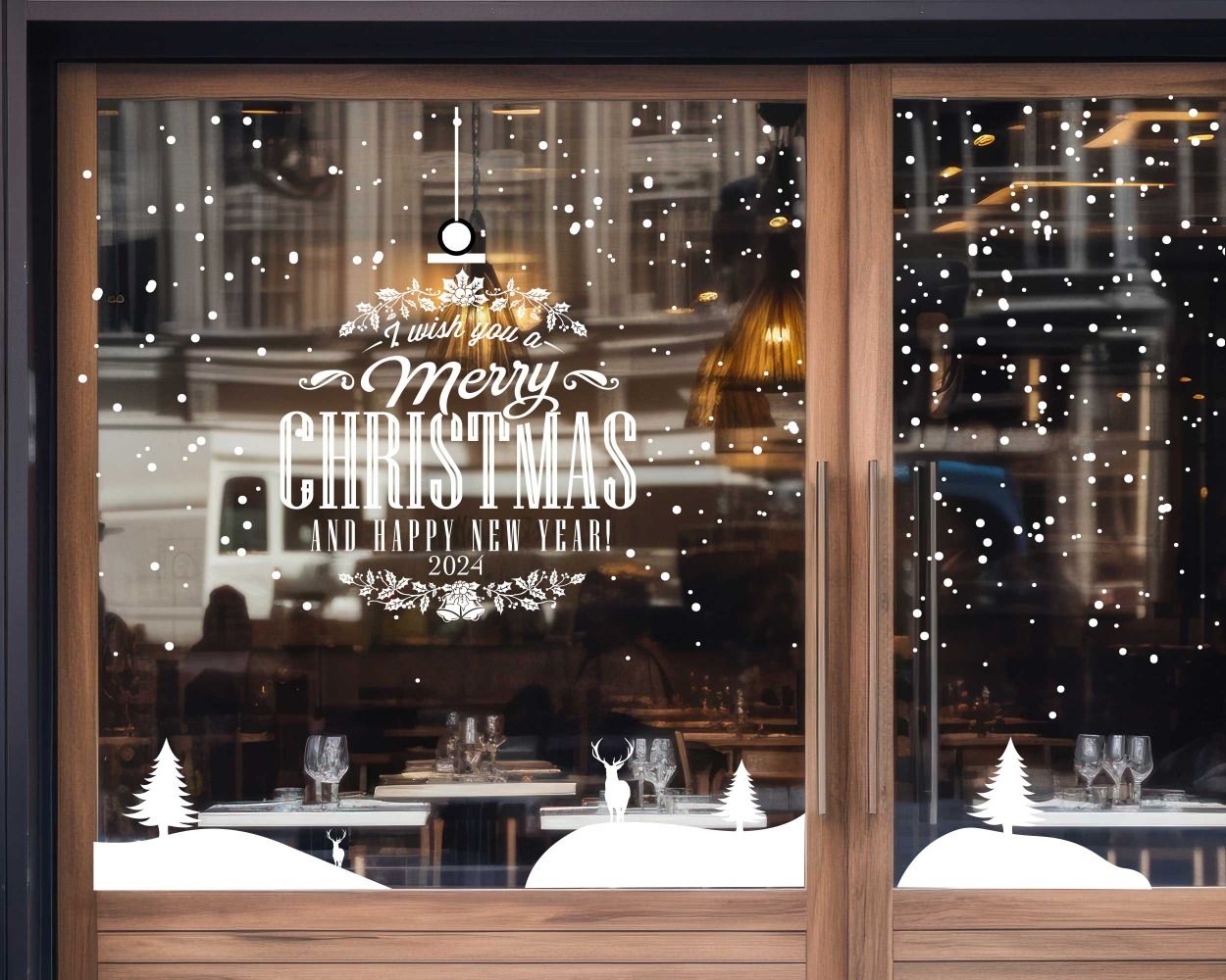 Best Merry Christmas Stickers for Shop Window Decor