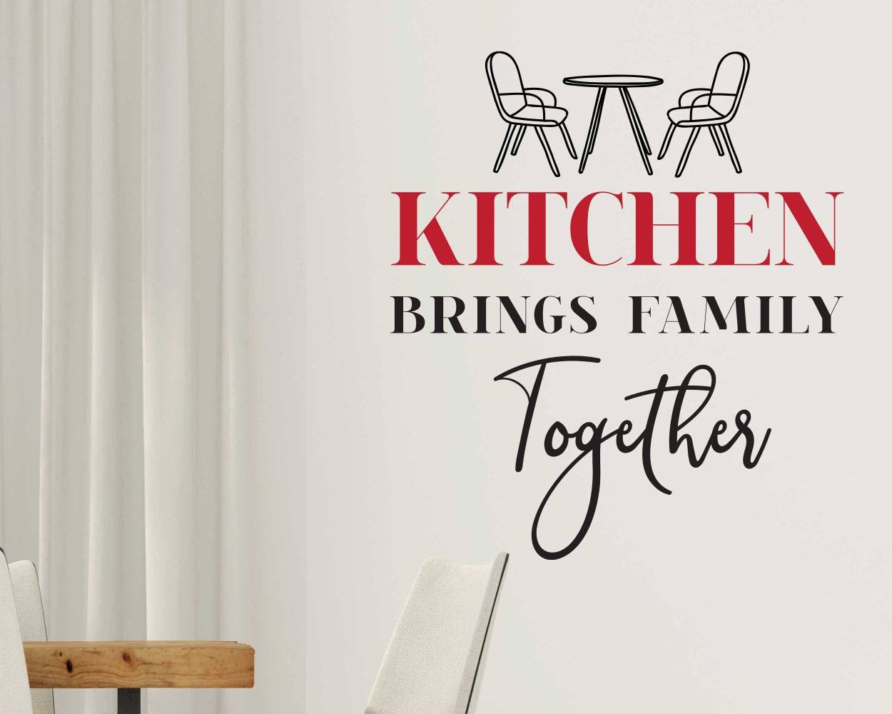 Best Inspirational Kitchen Quotes Wall Decal 