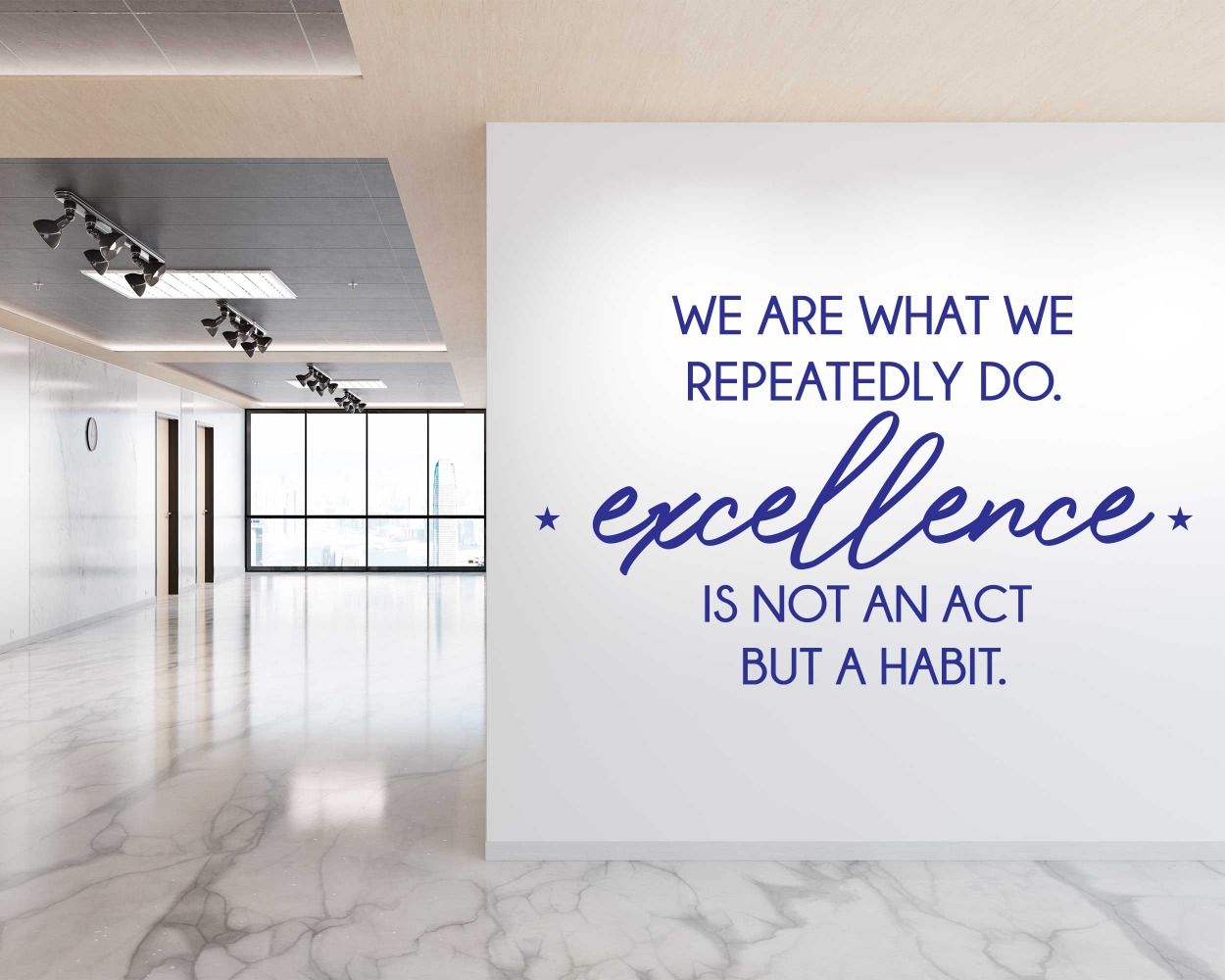 Inspirational Motivating Quotes Wall Decals for Office Room Decor