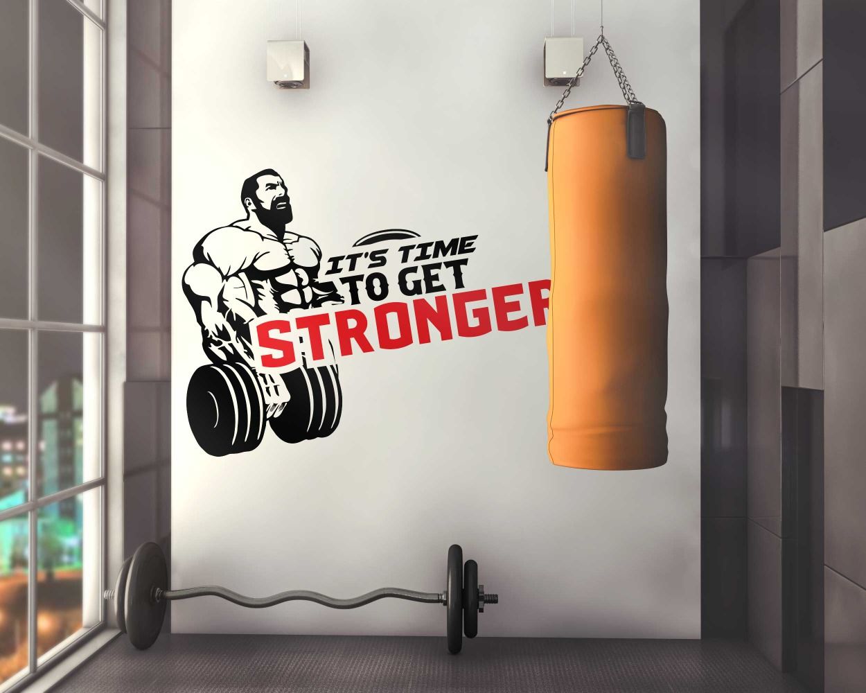 Gym Quotes Wall Stickers