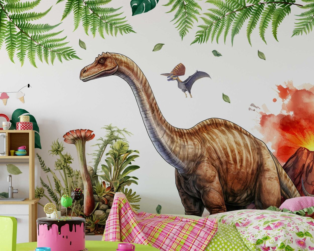 Beautiful Jurassic World Dinosaur Wall Stickers