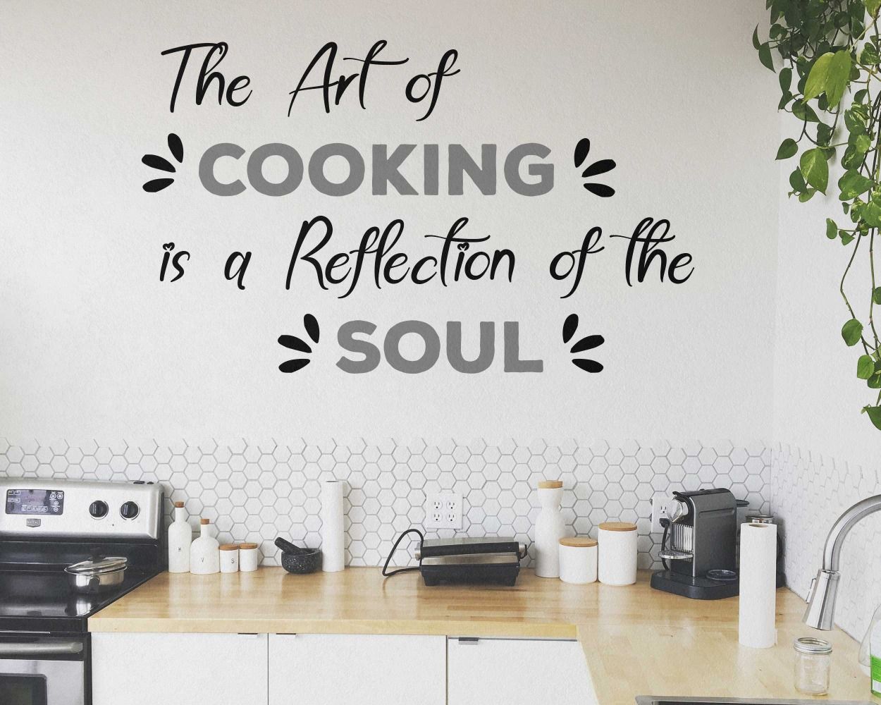 wall quotes decal for kitchen wall decor