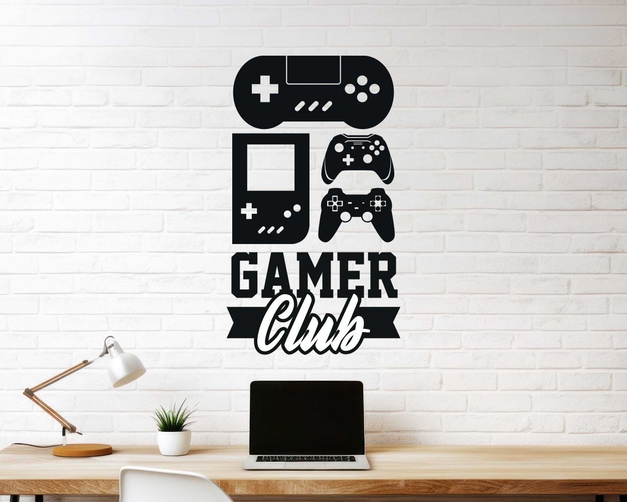 Level Up Your Gaming Space with Gamer Club Gaming Wall Decoration