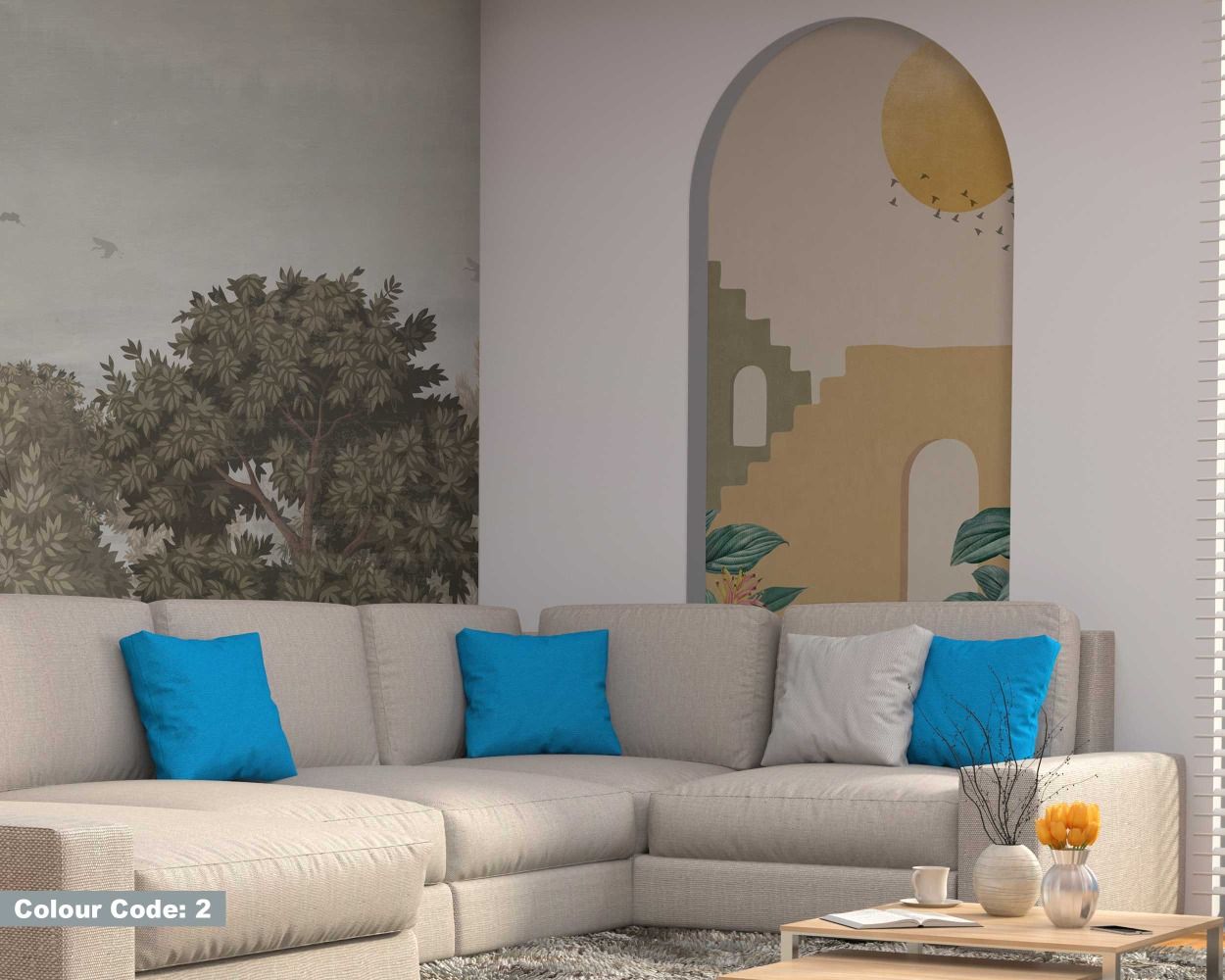 Best Beautiful Modern Arch Wall Stickers