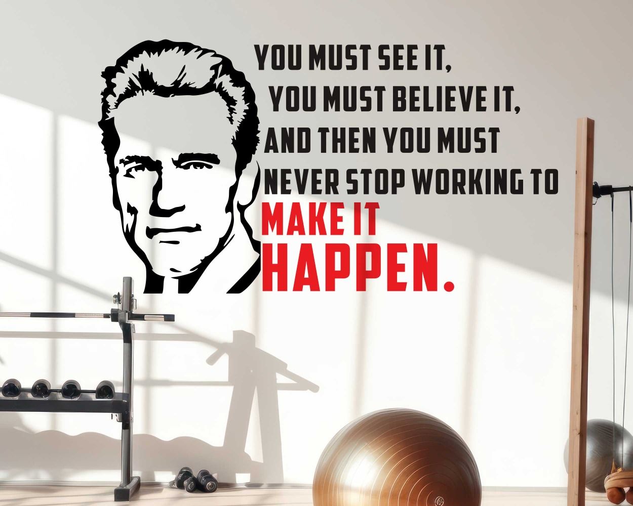 Motivational Gym Quotes Wall Stickers