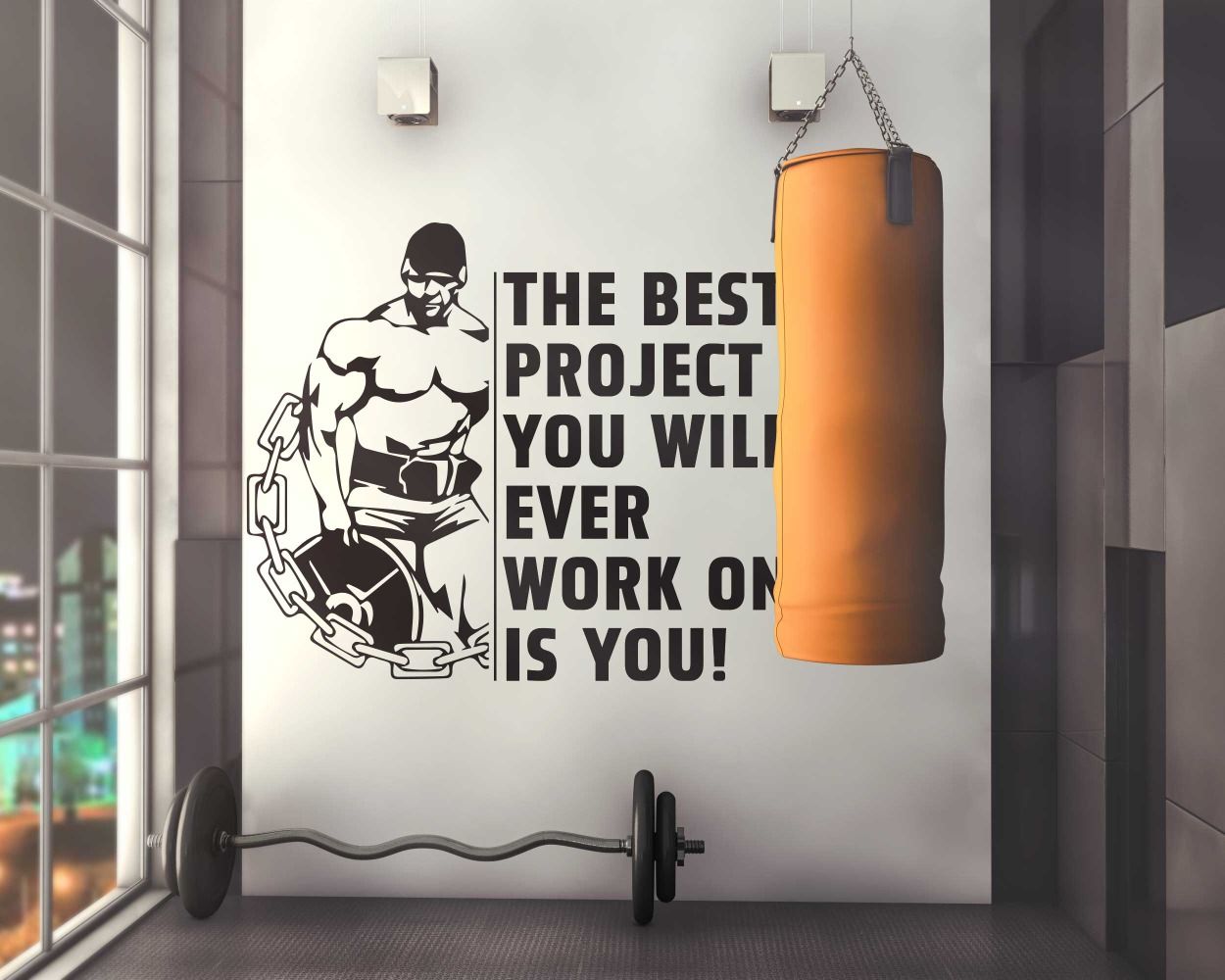 Best Motivational Gym Quotes Wall Stickers for Gym Wall Decor