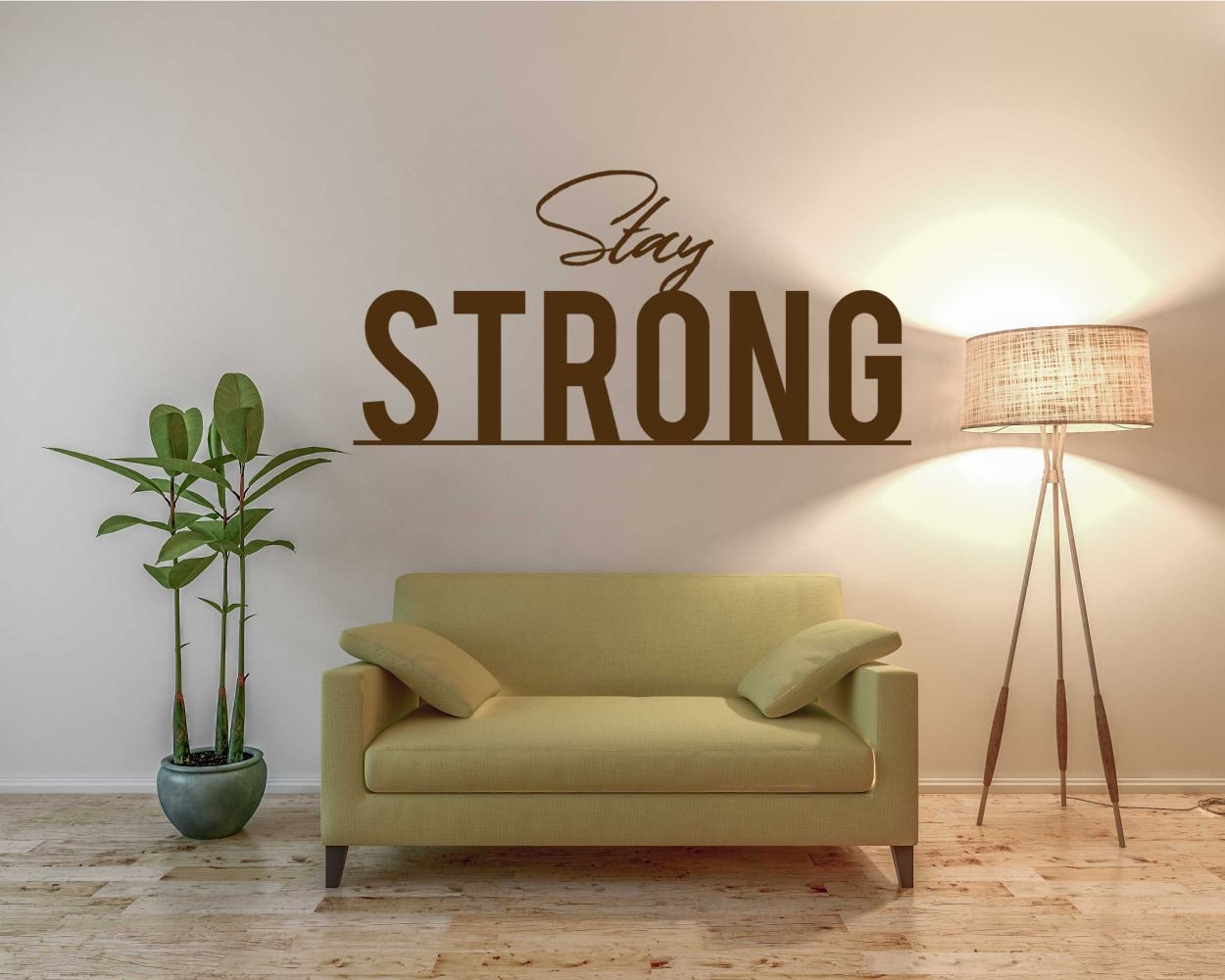 Stay Strong Motivation Quotes Wall Decals For Room Decor