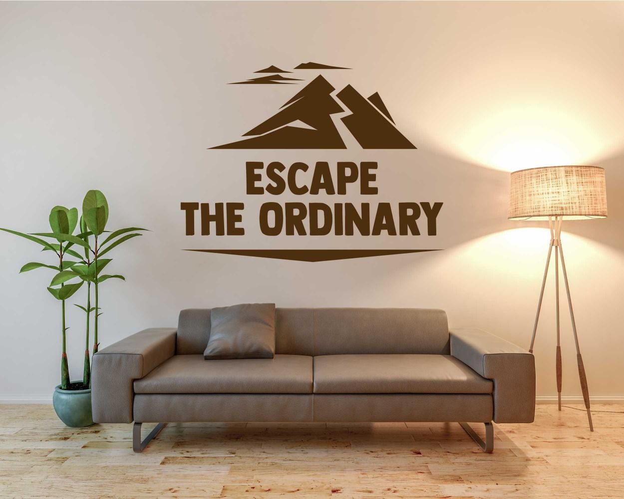 Escape The Ordinary Motivational Quotes Wall Decals
