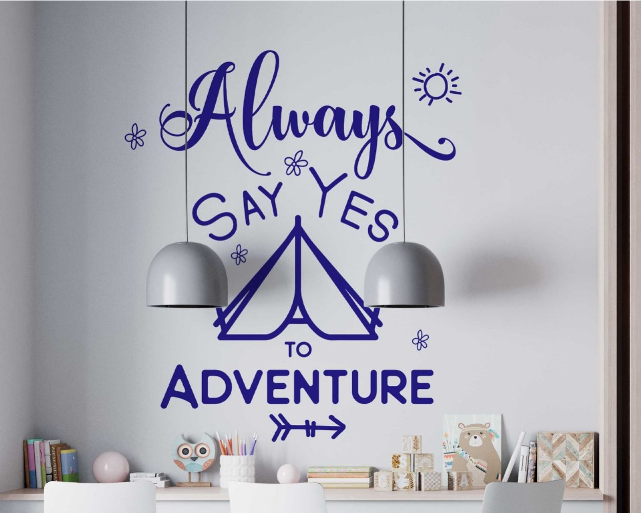 Always Say Yes To Adventure Quotes Wall Decals