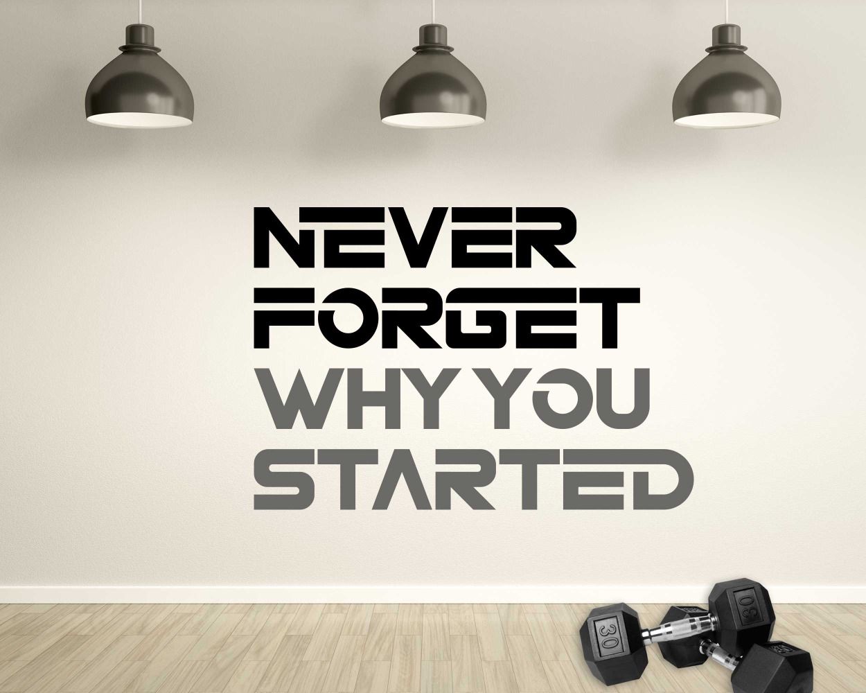 Wall quotes stickers for gym wall decor