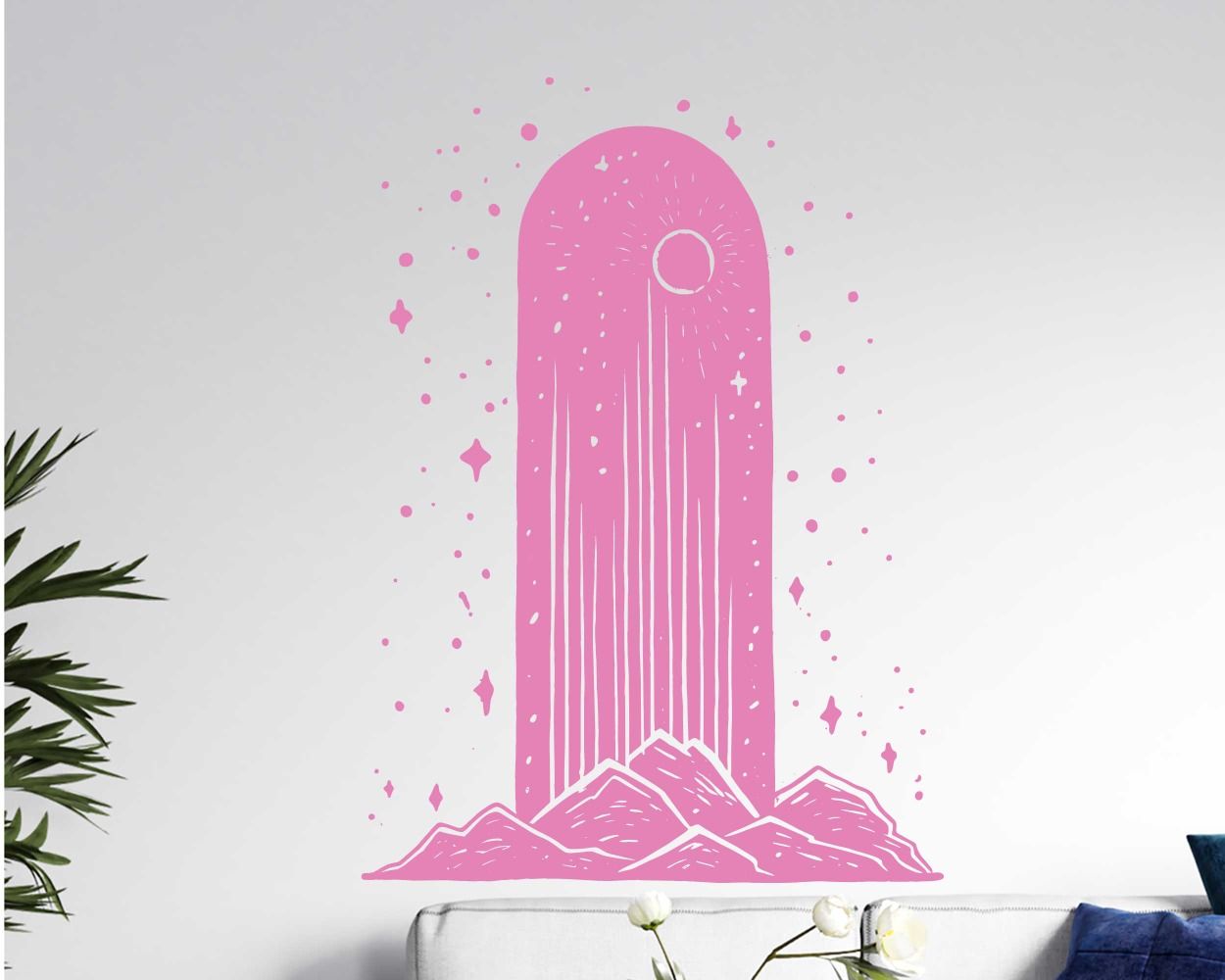 Mountains Of Inspiration Vinyl Stickers For Home And Office Decoration 