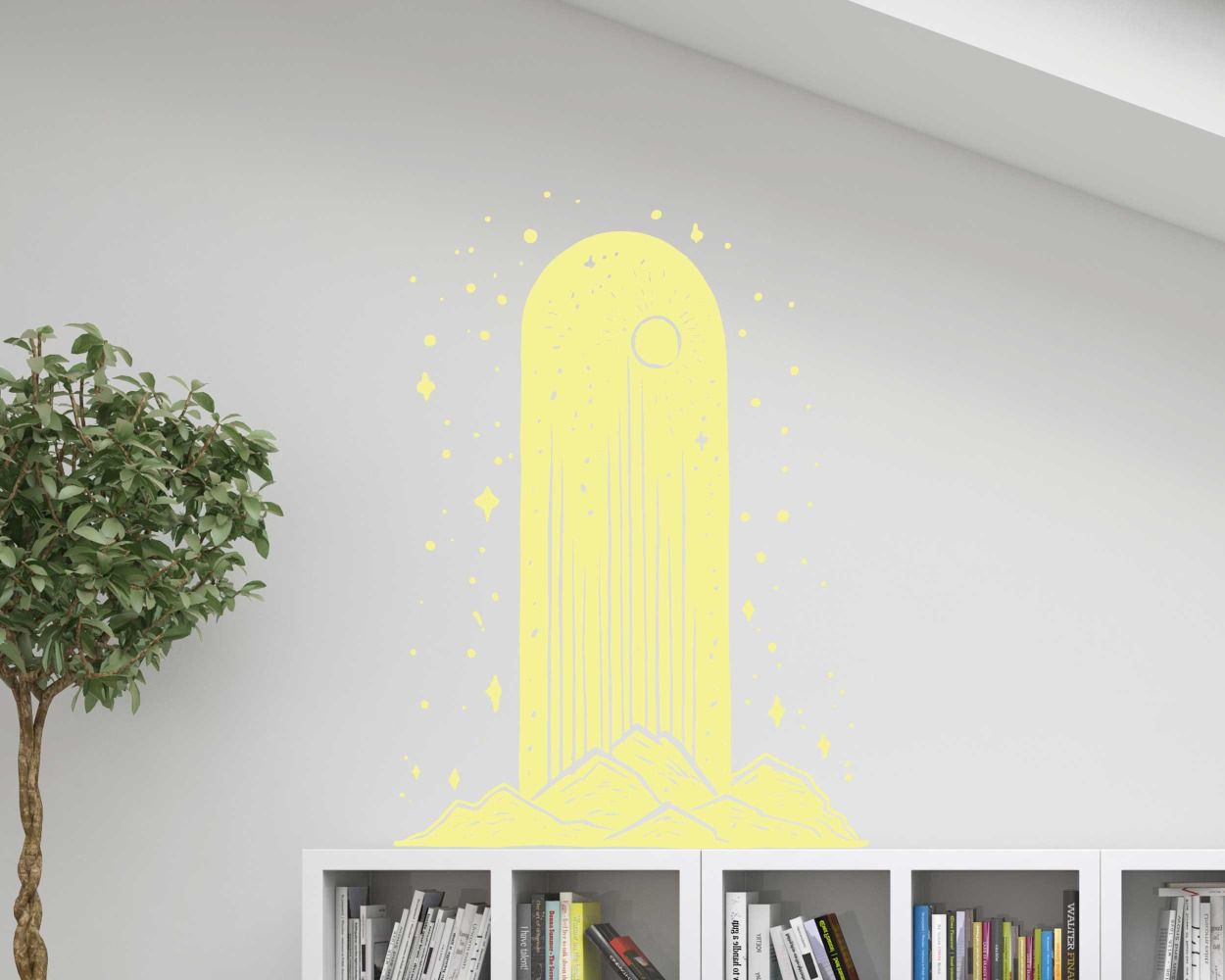 Mountains Of Inspiration Vinyl Decals For Office Decoration 