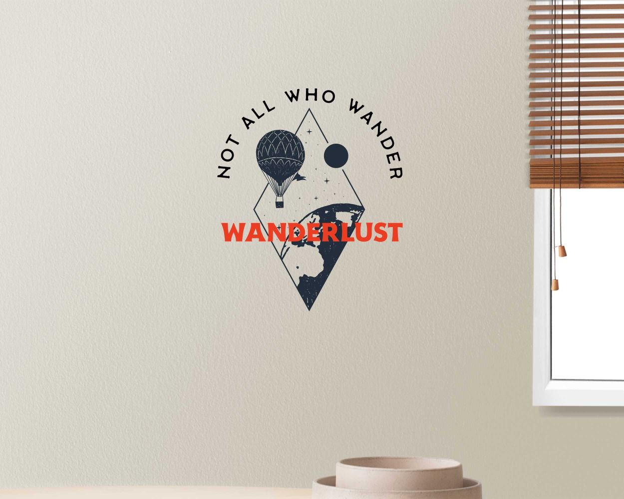 Not All Who Wander Wanderlust Quotes Decals For Room Decorations