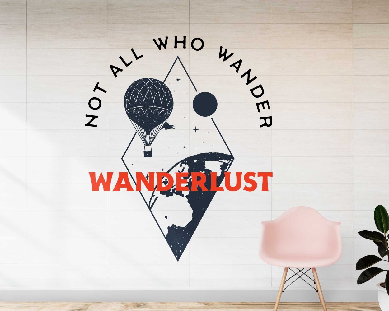 Not All Who Wander Wanderlust Quotes Wall Sticker