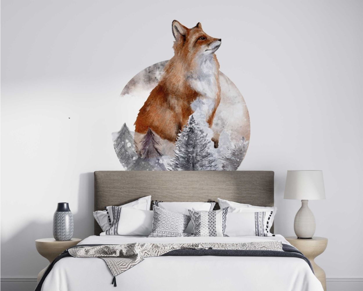 Best Beautiful Red Fox Wild Animal Vinyl Wall Stickers