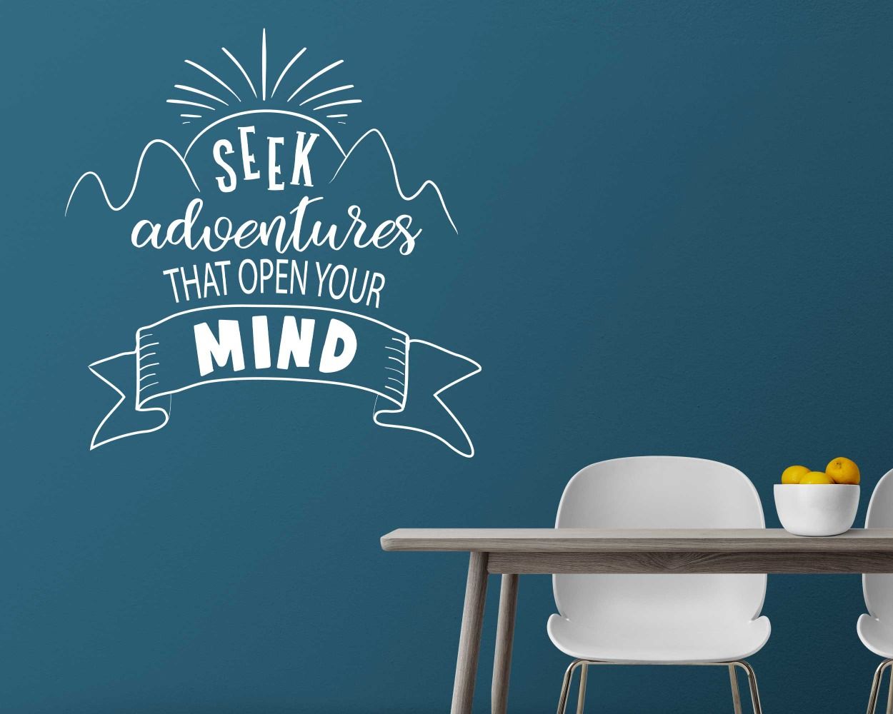 Seek Adventures That Open Your Mind Quotes Wall Stickers